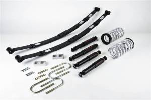 568ND | Belltech 2 or 3 inch Front / 4 Inch Rear Complete Lowering Kit with Nitro Drop Shocks (1982-2004 S10/S15 Ext & Std Cab 2WD)
