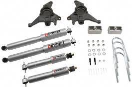 624SP | Belltech 2 Inch Front /  2 Inch Rear Complete Lowering Kit with Street Performance Shocks (1998-2003 Blazer/Jimmy 2WD)