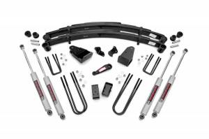 490-87UP30 | Rough Country 4 Inch Suspension Lift Kit With Premium N3 Shocks For Ford F-250 4WD | 1987-1997