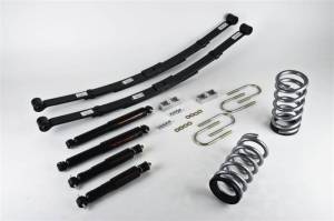 573ND | Belltech 2 or 3 Inch Front / 4 Inch Rear Complete Lowering kit with Nitro Drop Shocks (1995-1997 Blazer/Jimmy 2WD | 6 Cyl)