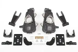 44014 | McGaughys 2 Inch Front / 4 Inch Rear Lowering Kit 2006-2008 Dodge Ram 1500 2WD All Cabs