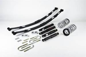 569ND | Belltech 2 or 3 Inch Front / 4 Inch Rear Complete Lowering Kit with Nitro Drop Shocks (1998-2003 Blazer/Jimmy 2WD | 6 Cyl)