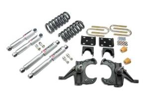 953SP | Belltech Complete 4 Inch Front /6 Inch Rear Lowering Kit with Street Performance Shocks (1973-1987 Blazer, Jimmy C10 | 1973-1991 Suburban C10)