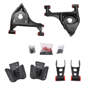 DJMEH2599-24C | DJM Suspension 2 Inch Front / 4 Inch Rear Lowering Kit (2002-2006 Silverado, Sierra 1500 2WD | Long Bed ONLY)