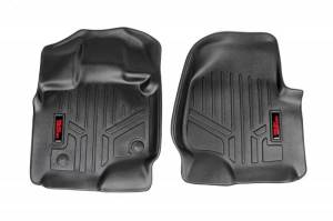 M-5151 | Rough Country Floor Mats Front For Ford F-150 (2015-2023) / Raptor (2017-2020) | Front Row Bucket Seats