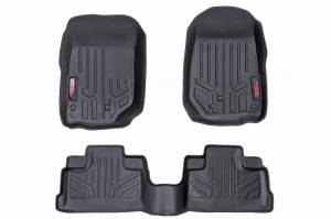 M-60712 | Heavy Duty Floor Mats [Front/Rear] - (07-13 Jeep JK Wrangler Unlimited)