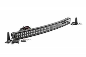 72940BL | Rough Country Black Series 40 Inch Curved Dual Row Cree LED Light Bar