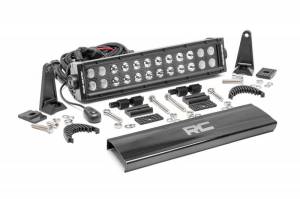Rough Country - 70912BL | 12-inch Cree LED Light Bar - (Dual Row | Black Series) - Image 1