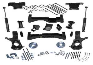 K898 | Superlift 8 inch Suspension Lift Kit with Shadow Shocks (2007-2016 Silverado, Sierra 1500 4WD | OE Cast Steel Control Arms)