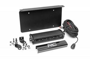 Rough Country - 70183 | Universal 8in LED License Plate Kit | Black Series - Image 1