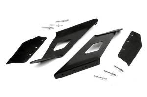 Rough Country - 70514B | GM 54-inch Curved LED Light Bar Upper Windshield Mounts (15-20 SUVs) - Image 1