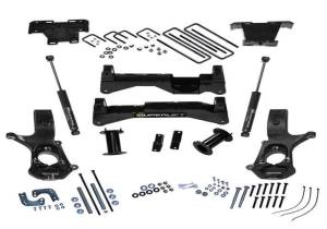 K897 | Superlift 8 inch Suspension Lift Kit with Shadow Shocks (2014-2018 Silverado, Sierra 1500 2WD | OE Aluminum or Stamped Control Arms)