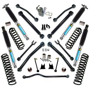 K996B | Superlift 4 inch Suspension Lift Kit with Bilstein Shocks (2007-2018 Wrangler JK 4WD | 2 Door)