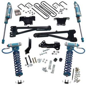 K165KG | Superlift 4 Inch Radius Arm Suspension Lift Kit With King Coilovers & Shocks (2017-2022 F250, F350 Super Duty | Diesel)