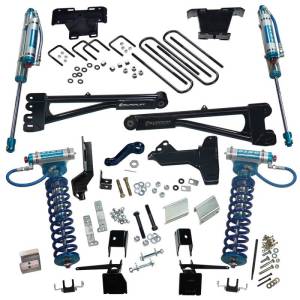 K169KG | Superlift 6 Inch Radius Arm Suspension Lift Kit With King Coilovers & Shocks 2017-2022 F250, F350 Super Duty 4WD | Diesel)