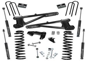 K987 | Superlift 4 inch Suspension Lift Kit with Shadow Shocks (2011-2016 F250, F350 Super Duty 4WD | Diesel)