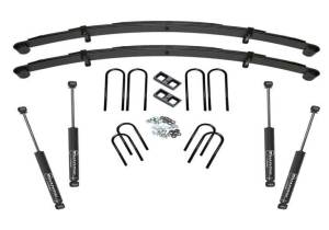 K448 | Superlift 4 inch Suspension Lift Kit with Shadow Shocks (1973-1991 K20 Suburban 4WD | 52 Inch Rear Springs)