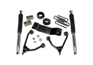 3700B | Superlift 3.5 Inch Suspension Lift Kit with Bilstein Shocks (2007-2016 Silverado, Sierra 1500 4WD | OE Cast Steel Control Arms)