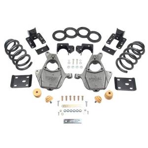 1013 | Belltech 3 or 4 Inch Front / 5 or 6 Inch Rear Complete Lowering Kit without Shocks (2016-2018 Silverado/Sierra 1500 Ext & Crew Cab 2WD)