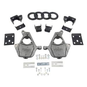 1016 | Belltech 3 to 4 Inch Front / 7 Inch Rear Complete Lowering Kit without Shocks (2016-2018 Silverado/Sierra 1500 Ext & Crew Cab 2WD)