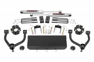 83630 | Rough Country 3 Inch Lift Kit For Nissan Titan XD 2/4WD | 2016-2023 | Premium N3 Shocks