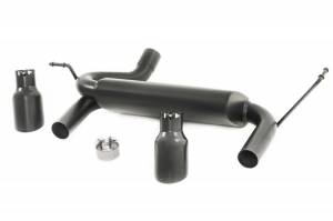 96002A | Jeep Dual Outlet Performance Exhaust - Black (07-18 Wrangler JK)