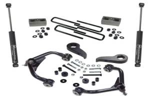 K1010 | Superlift 3 Inch GM Suspension Lift Kit w/ Shadow Shocks (2011-2019 Silverado, Sierra 2500 HD, 3500 HD)