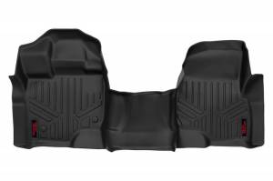 M-5115 | Rough Country Floor Mats Front Ford F-150 2/4WD (2015-2023) / Raptor (2017-2020) | Front Bench Seat