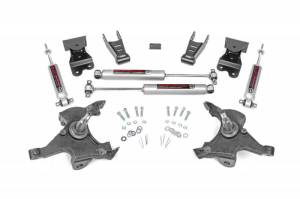 725.20 | Rough Country 2 Inch Front / 4 Inch Rear Complete Lowering Kit (1988-1998 C1500 Pickup 2WD)