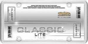 20030 | Cruiser Accessories Classic Lite, Chrome License Plate Frame