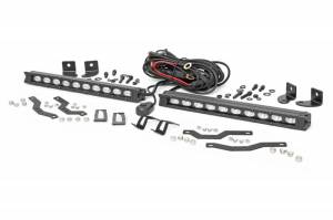 Rough Country - 70808 | Ford Dual 10in LED Black Series Grille Kit (18-20 F-150 | XLT) - Image 1