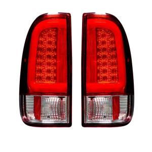 264292RD | Straight aka “Style” Side OLED Tail Lights – Red Lens