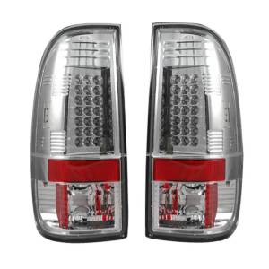 264172CL | Straight aka “Style” Side LED Tail Lights – Clear Lens