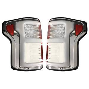 264268LEDCL | (Replaces OEM LED Style Tail Lights w Blind Spot Warning System) OLED Tail Lights – Clear Lens