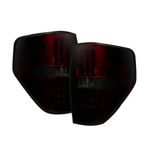 264168RBK | LED Tail Lights – Dark Red Smoked Lens