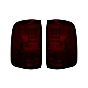 264378RD | Straight aka “Style” Side OLED Tail Lights – Red Lens