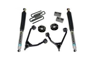 3850B | Superlift 3.5 Inch Suspension Lift Kit with Bilstein Shocks (2007-2016 Silverado, Sierra 1500 4WD | OE cast Steel Control Arms)