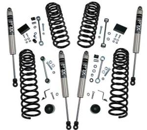 K183F | Superlift 2.5 Inch Suspension Lift Dual Rate Coil Kit With Fox 2.0 Shocks (2018-2023 Wrangler JL Unlimited 4WD)