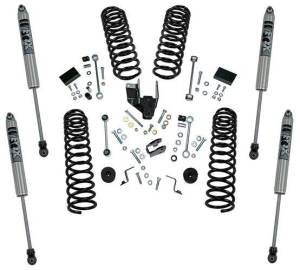 K184F | Superlift 4 Inch Dual Rate Coil Spring Suspension Lift Kit With Fox 2.0 Shocks (2018-2023 Wrangler JL Unlimited 4WD)