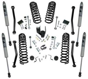 K186F | Superlift 4 Inch Dual Rate Coil Spring Suspension Lift Kit with Fox 2.0 Shocks (2018-2023 Wrangler JL 4WD)