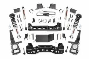 57572 | 6 Inch Ford Suspension Lift Kit w/ Lifted Struts, V2 Monotube Shocks