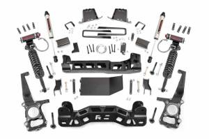 57557 | Rough Country 6 Inch Suspension Lift Kit w/ Vertex Coil Overs & V2 Monotube Shocks (2014 F150 4WD)