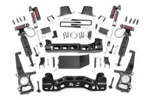 57550 | Rough Country 6 Inch Suspension Lift Kit w/ Vertex Coilovers & Shocks (2014 F150 4WD)