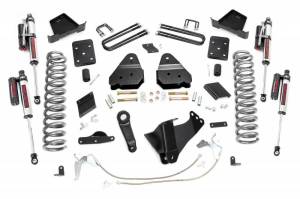 Rough Country - 56450 | 6 Inch Ford Suspension Lift Kit w/ Vertex Reservoir Shocks (Diesel Engine, With Overloads) - Image 1