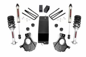 12471 | 3.5 Inch GM Suspension Lift | Knuckle Kit w/ Struts and V2 Monotube (14-18 1500 PU 4wd | Cast Steel)