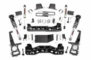 59871 | 6 Inch Ford Suspension Lift Kit w/ Lifted Struts, V2 Monotube Shocks