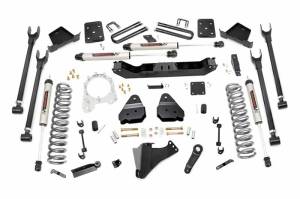 56070 | 6 Inch Ford Suspension Lift Kit w/ V2 Monotube Shocks (Diesel, With Overloads)