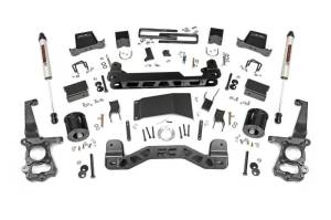 55770 | 6 Inch Ford Suspension Lift Kit w/ Strut Spacers, V2 Monotube Shocks