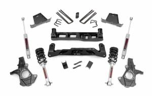 26331 | Rough Country 7.5 Inch Lift Kit For Chevrolet Silverado / GMC Sierra 1500 | 2007-2013 | N3 Struts, N3 Rear Shocks