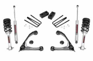 198.23 | 3.5 Inch GM Suspension Lift Kit w/ lifted Struts, Premium N3 Shocks